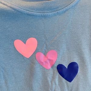 LGBTQ+ Pride - Bisexual Heart Trio Shirt